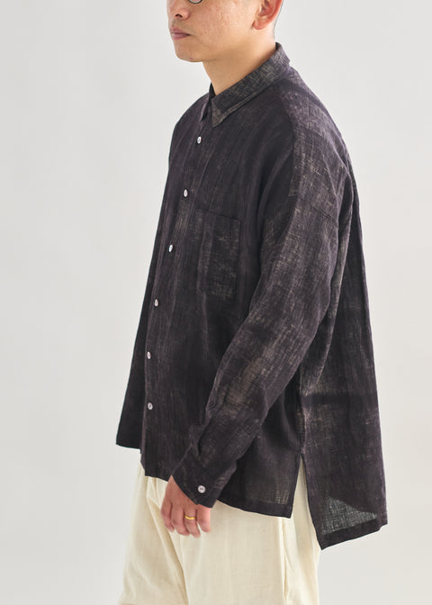 Ambar Charka Kala Cotton Long Sleeve Big Shirt