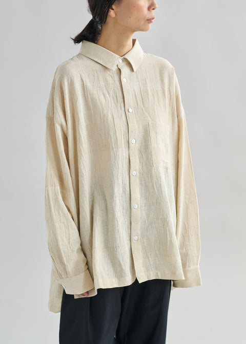 Ambar Charka Kala Cotton Long Sleeve Big Shirt