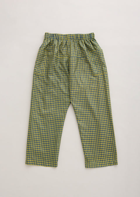 Naturally dyed Mulberry silk lon pants