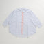 Rail stripe Loose blouse 