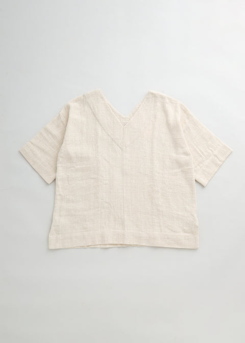 Petty charka Kala Cotton Khadi V-neck Over-the-Top (2 colors)