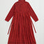 Ajrakh dyed soni dress with sheeta dot pattern