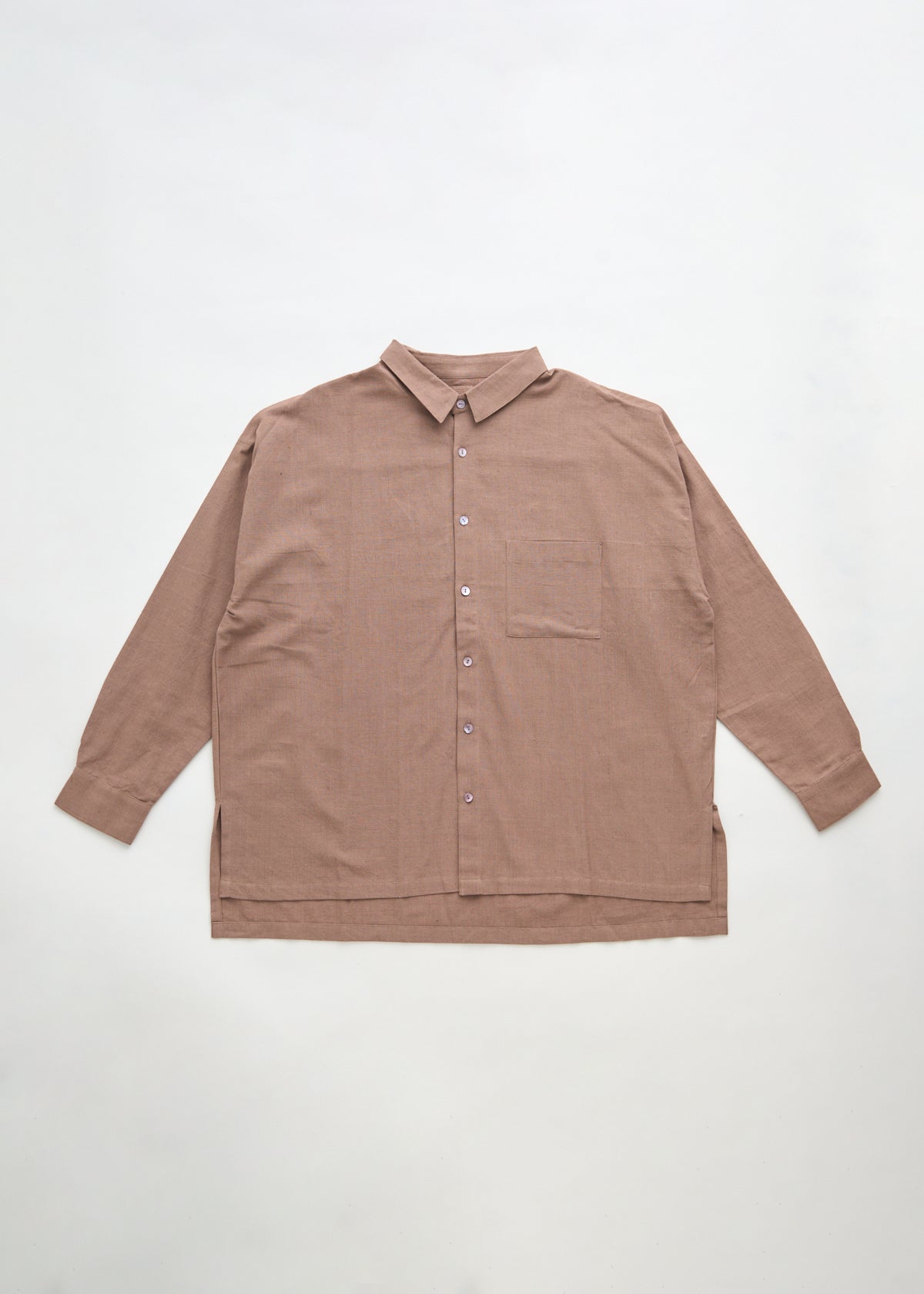 しっくりカディ ロングスリーブビッグシャツ（全2色） – CALICO LLC