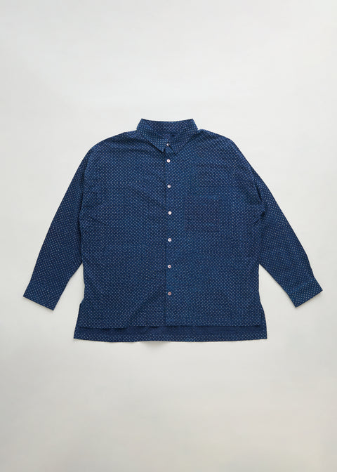 Ajrakh Dyed Long Sleeve Big Shirt