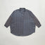 Handwoven Cotton Silk Two-tone Sari Check Loose Blouse