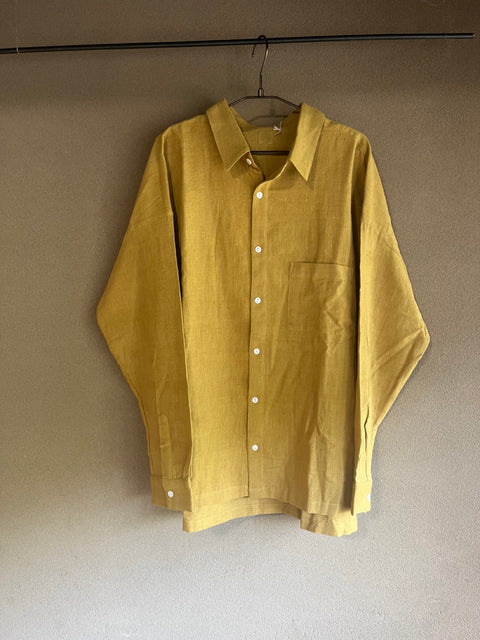 THRIFT / アンバーチャルカカラコットン ロングスリーブビッグシャツ