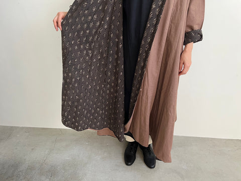 THRIFT /しっくりカディ×バロートラプリント マニシャジャケット（全2色）